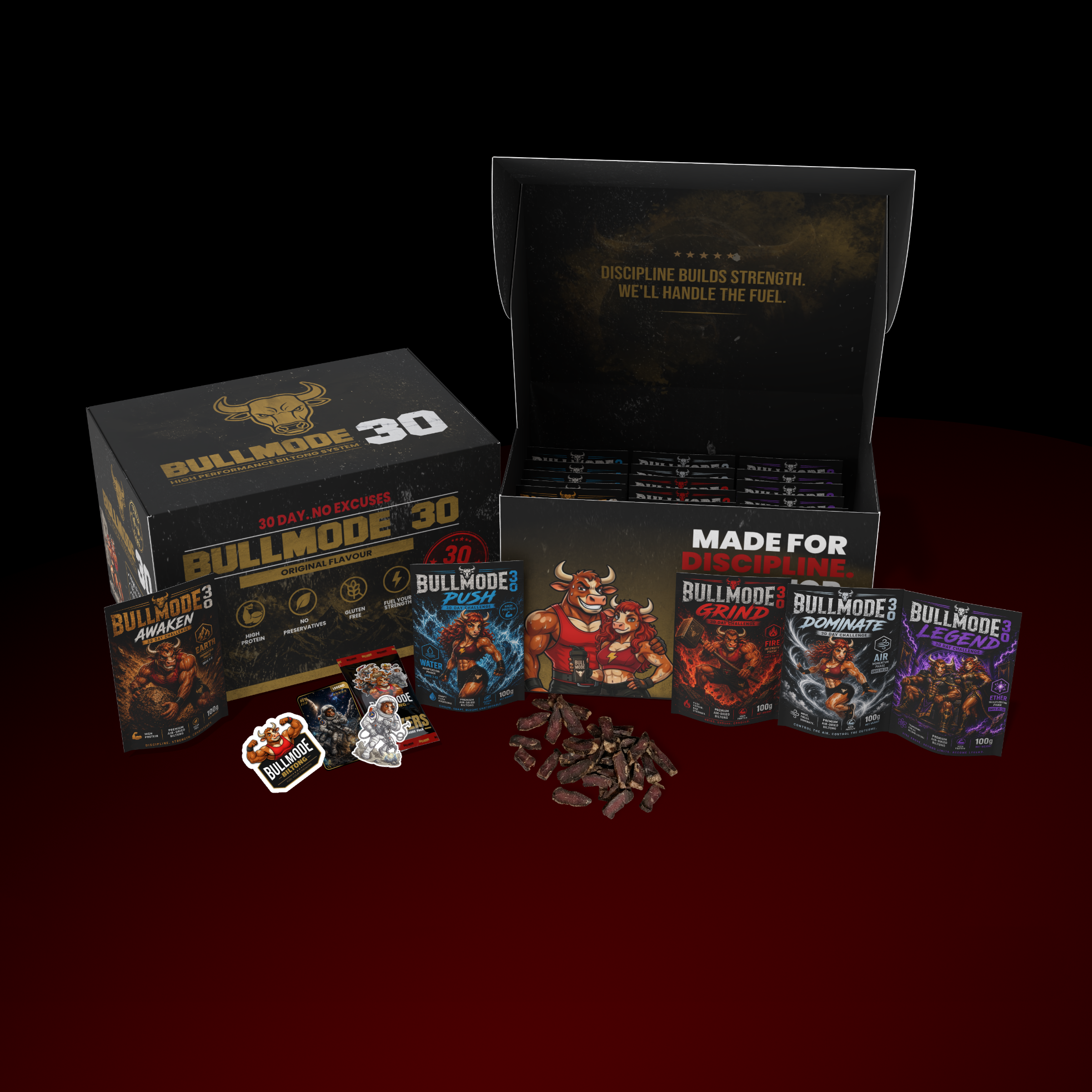 Bullmode 30 product design artwork