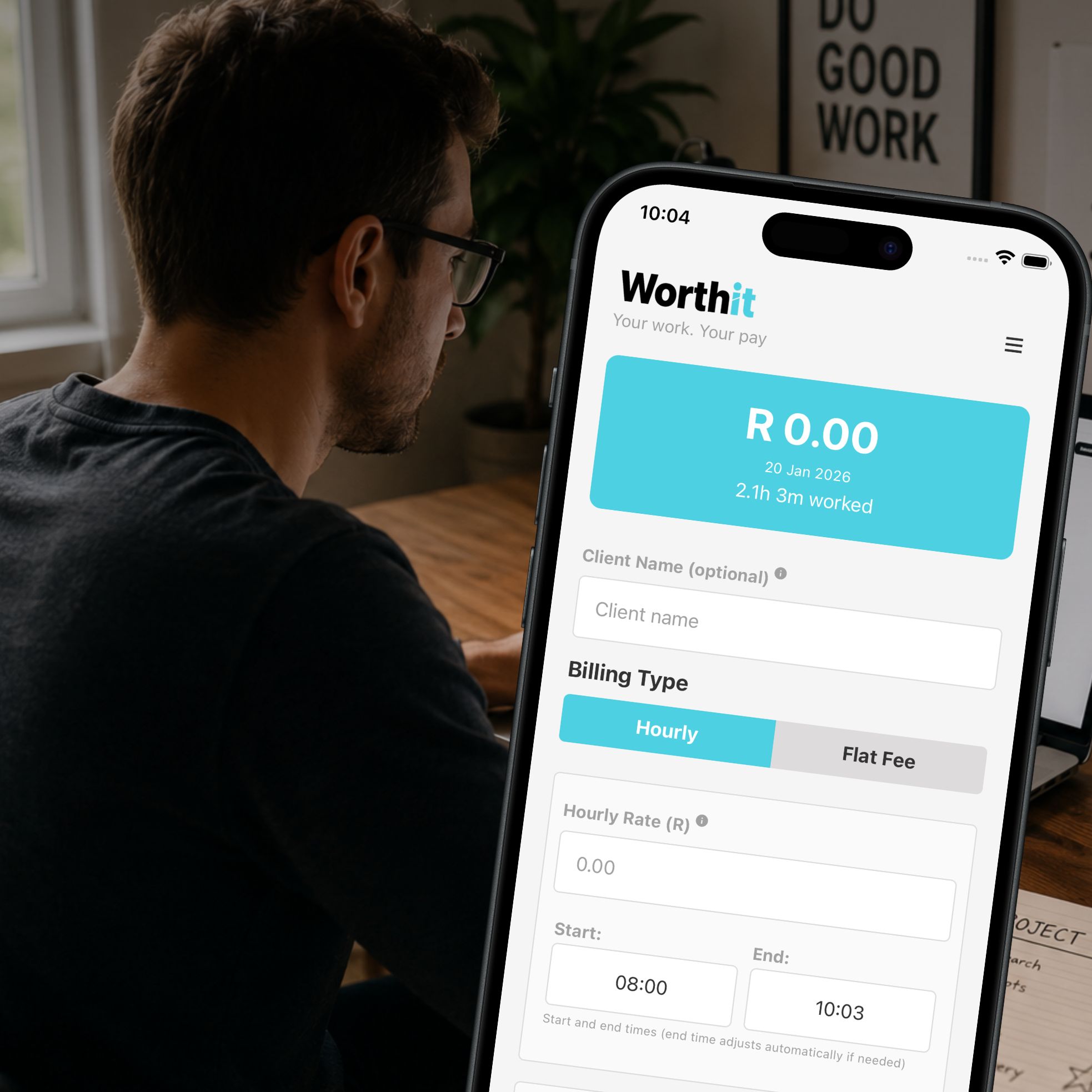 Worth It mobile app artwork