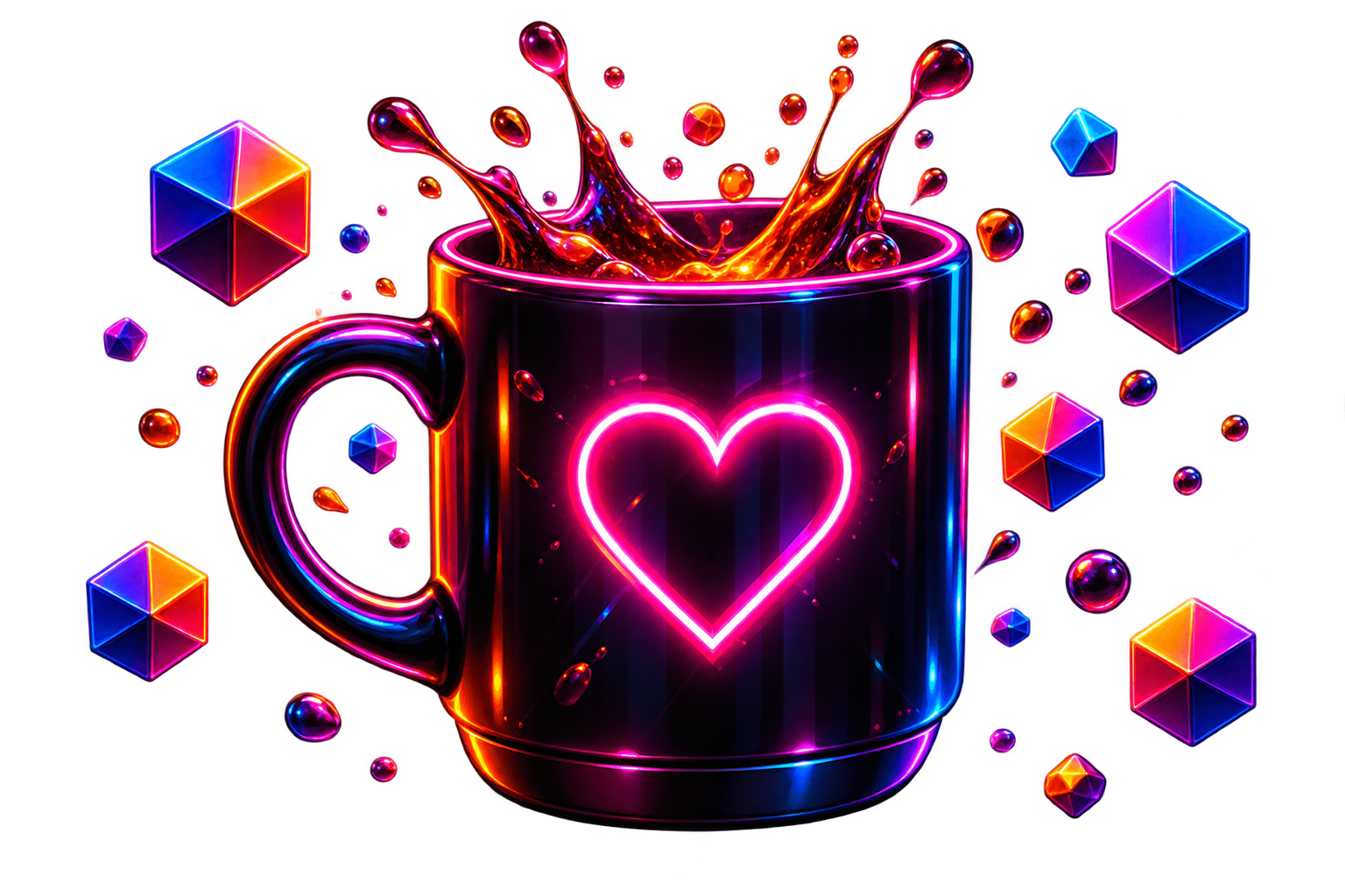 Neon studio artwork